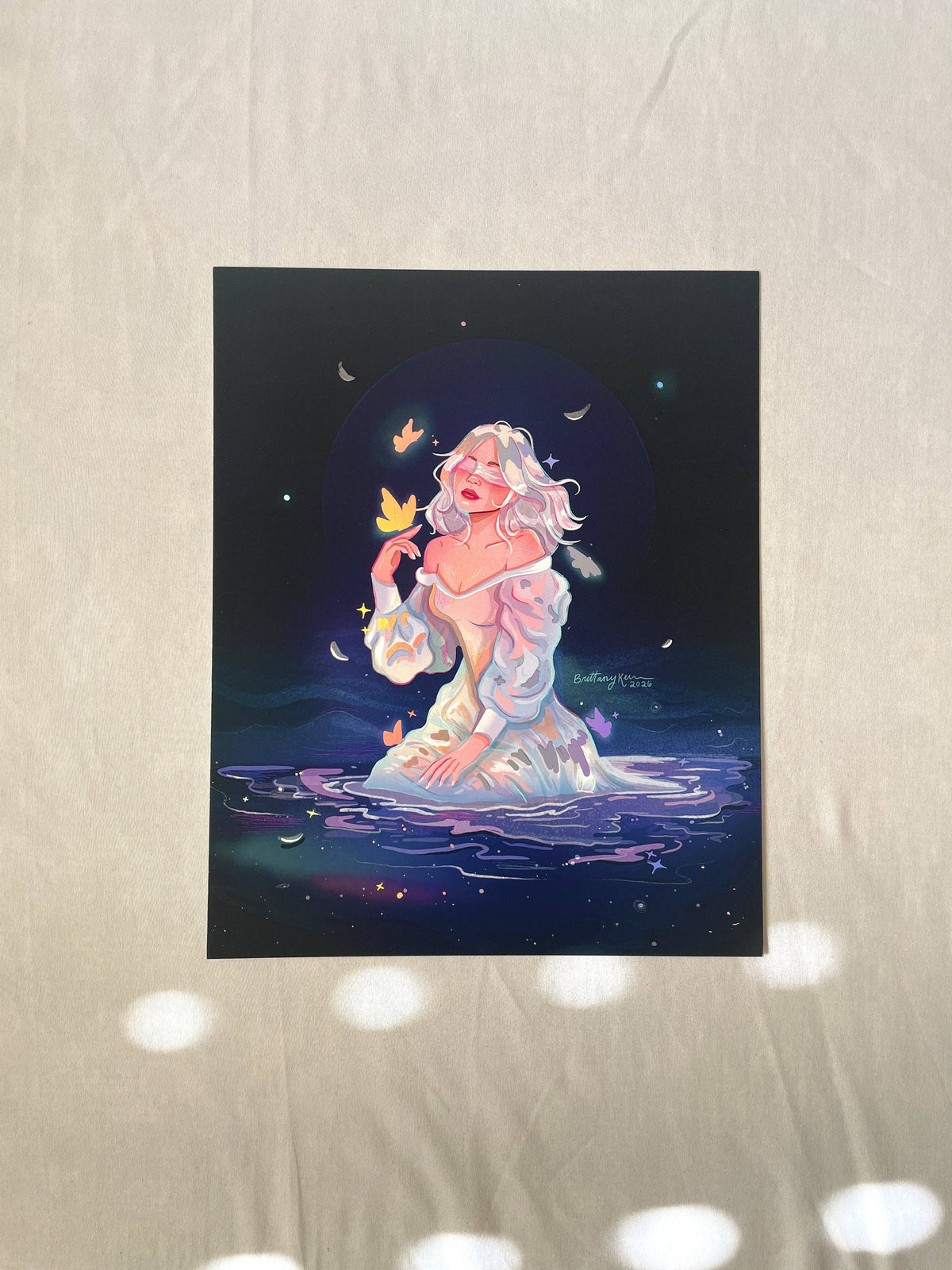 The Diviner *lridescent foil*: 5x7 inches