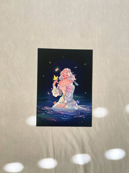 The Diviner *lridescent foil*: 5x7 inches