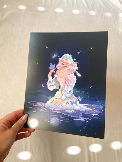 The Diviner *lridescent foil*: 5x7 inches
