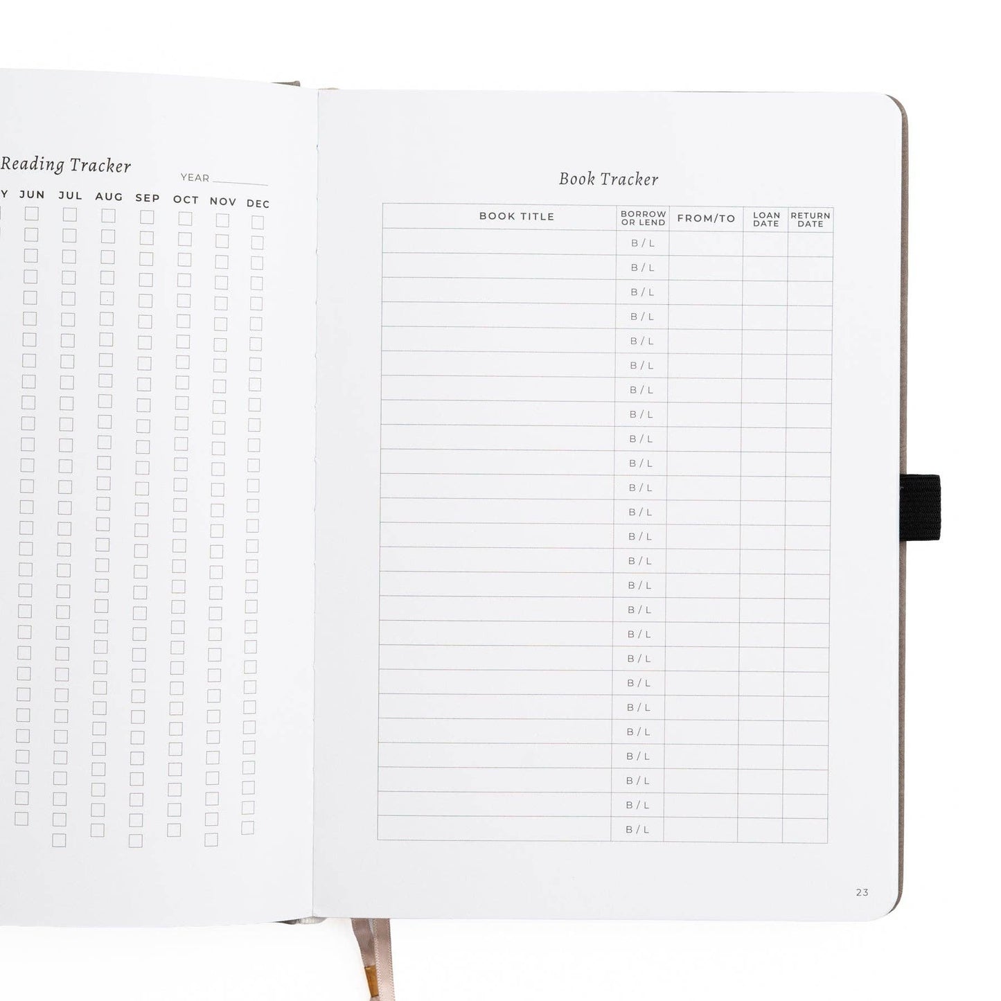 Vintage Library in Lilac: Reading Journal: B5: 160 Pages