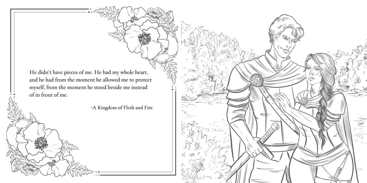 Official Blood and Ash Coloring Book by Jennifer L. Armentrout: Paperback; 112 pages / English