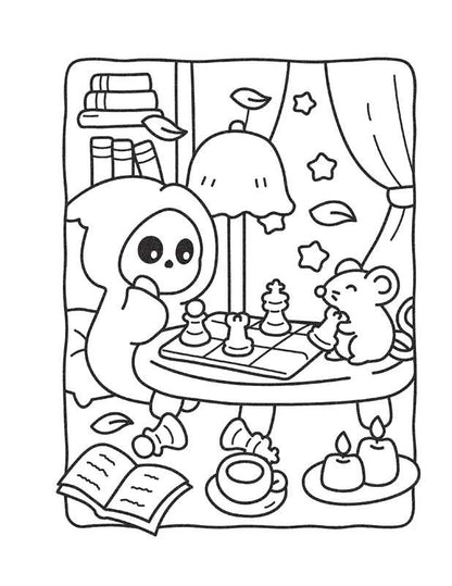 Cozy Nightmare Glow-in-the-Dark Coloring by Editors of Thunder Bay Press: Paperback; 80 pages / English