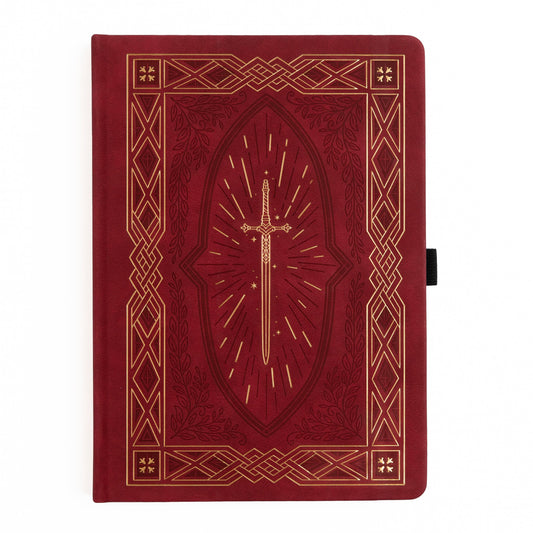 Knight's Sword Notebook: IN STOCK / Dot Grid / B5: 160 Pages