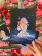 The Diviner *lridescent foil*: 5x7 inches